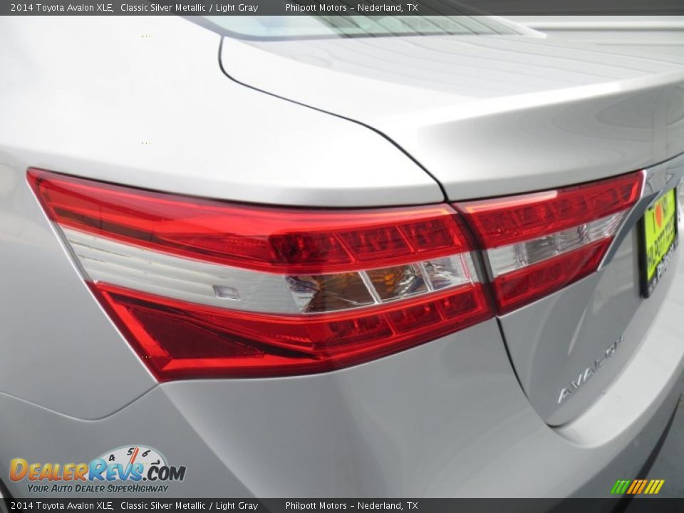 2014 Toyota Avalon XLE Classic Silver Metallic / Light Gray Photo #13
