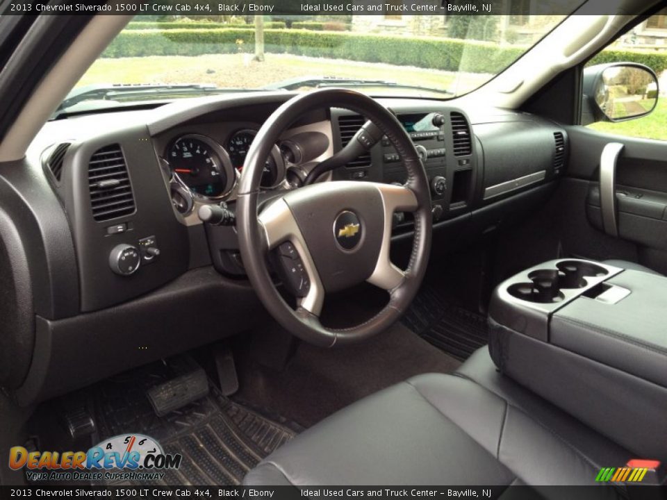 2013 Chevrolet Silverado 1500 LT Crew Cab 4x4 Black / Ebony Photo #25