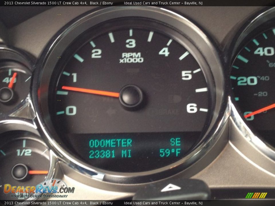 2013 Chevrolet Silverado 1500 LT Crew Cab 4x4 Black / Ebony Photo #29