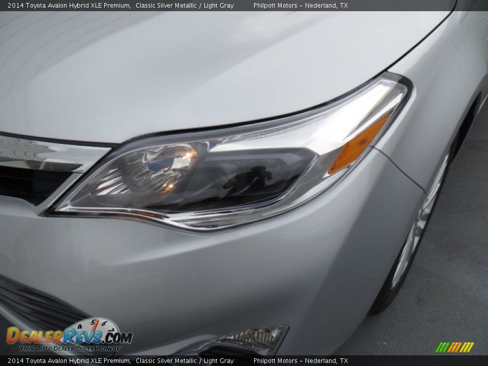 2014 Toyota Avalon Hybrid XLE Premium Classic Silver Metallic / Light Gray Photo #9