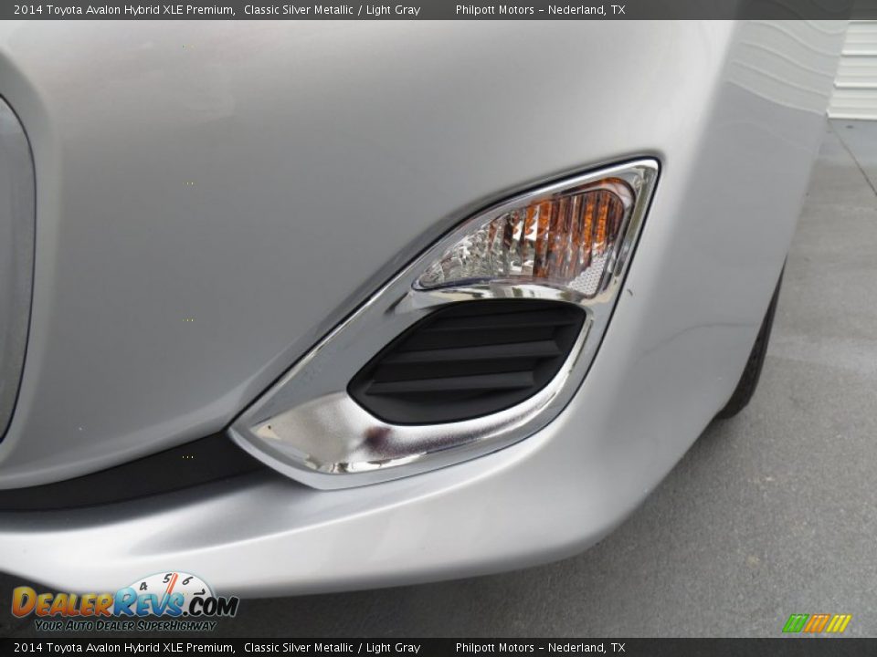 2014 Toyota Avalon Hybrid XLE Premium Classic Silver Metallic / Light Gray Photo #10