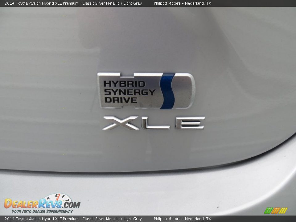 2014 Toyota Avalon Hybrid XLE Premium Classic Silver Metallic / Light Gray Photo #15