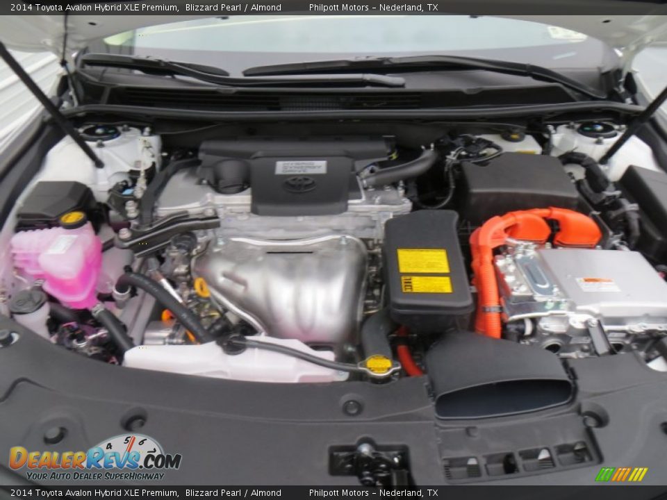 2014 Toyota Avalon Hybrid XLE Premium 2.5 Liter DOHC 16-Valve VVT-i 4 Cylinder Gasoline/Electric Hybrid Engine Photo #17