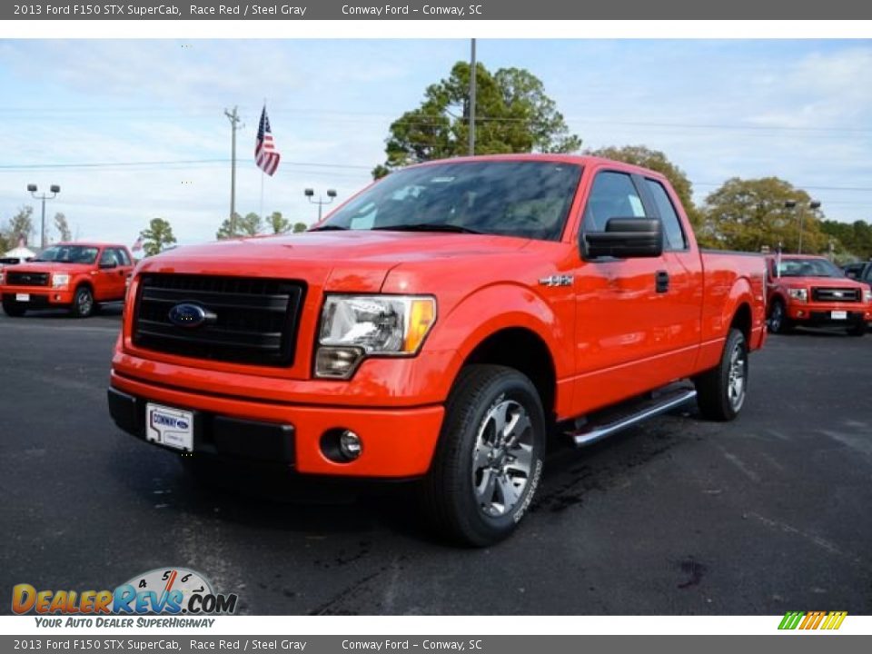 2013 Ford F150 STX SuperCab Race Red / Steel Gray Photo #1