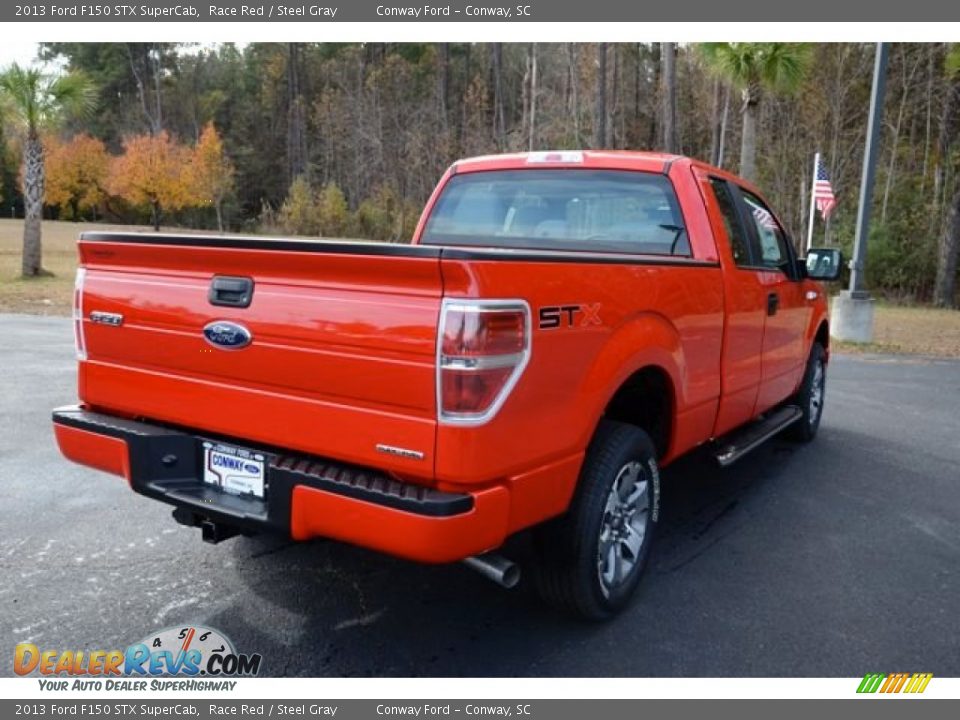 2013 Ford F150 STX SuperCab Race Red / Steel Gray Photo #5