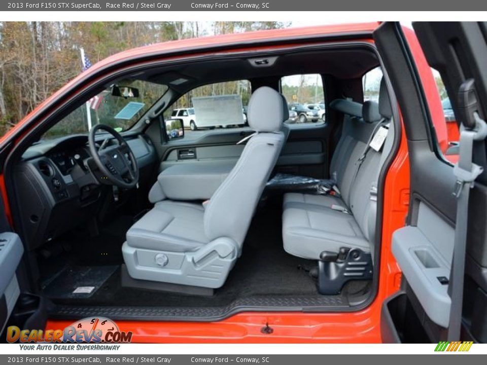 2013 Ford F150 STX SuperCab Race Red / Steel Gray Photo #11