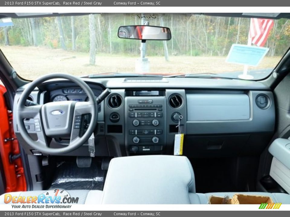 2013 Ford F150 STX SuperCab Race Red / Steel Gray Photo #12