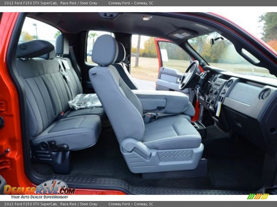 2013 Ford F150 STX SuperCab Race Red / Steel Gray Photo #14