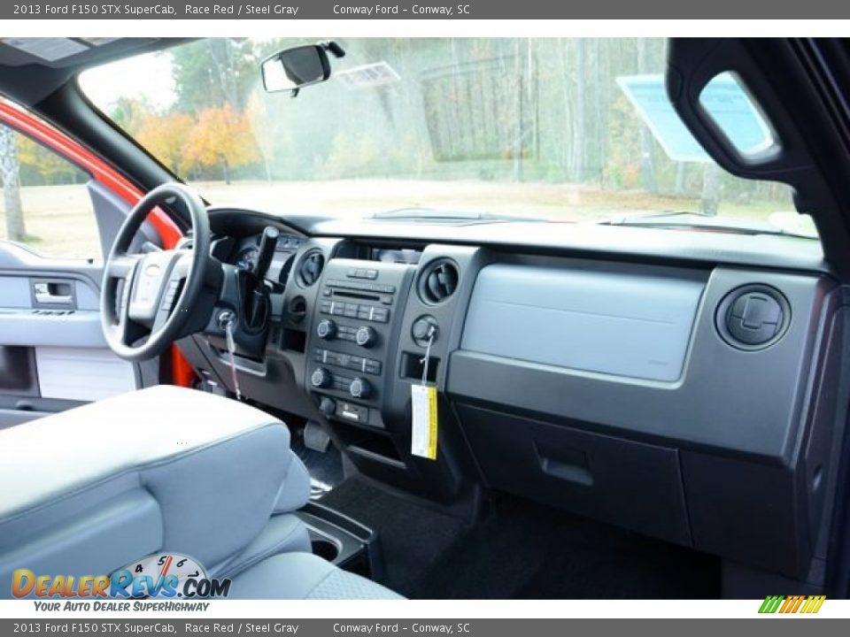 2013 Ford F150 STX SuperCab Race Red / Steel Gray Photo #15