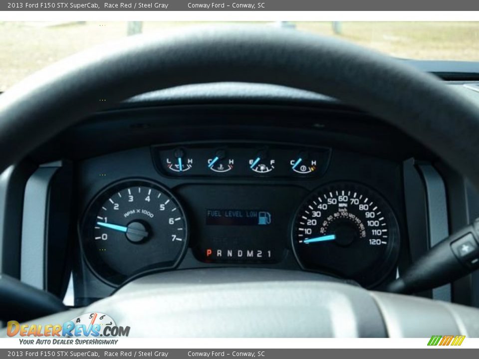 2013 Ford F150 STX SuperCab Race Red / Steel Gray Photo #19