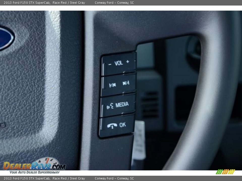 2013 Ford F150 STX SuperCab Race Red / Steel Gray Photo #21