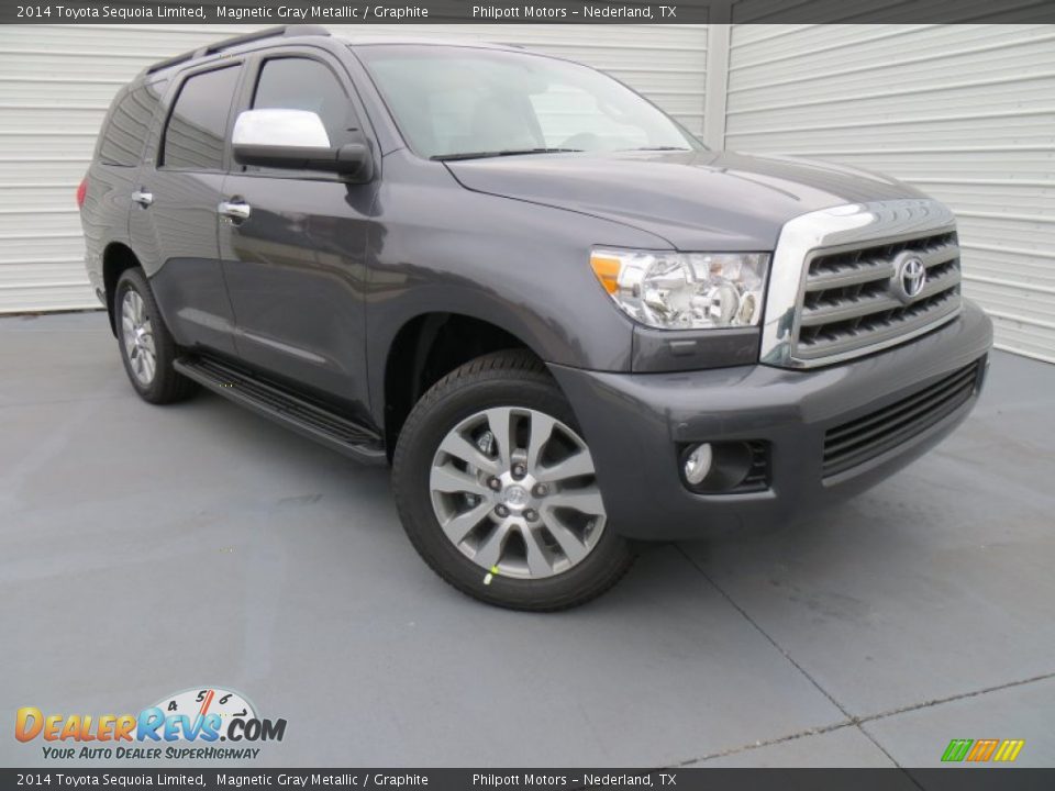 2014 Toyota Sequoia Limited Magnetic Gray Metallic / Graphite Photo #2