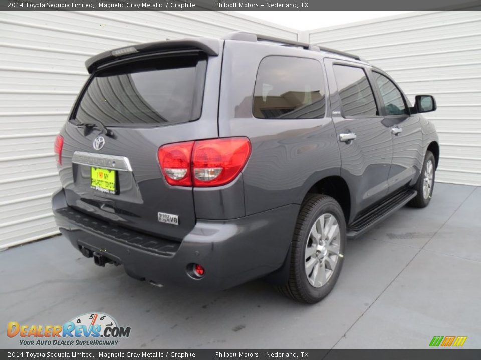 2014 Toyota Sequoia Limited Magnetic Gray Metallic / Graphite Photo #4