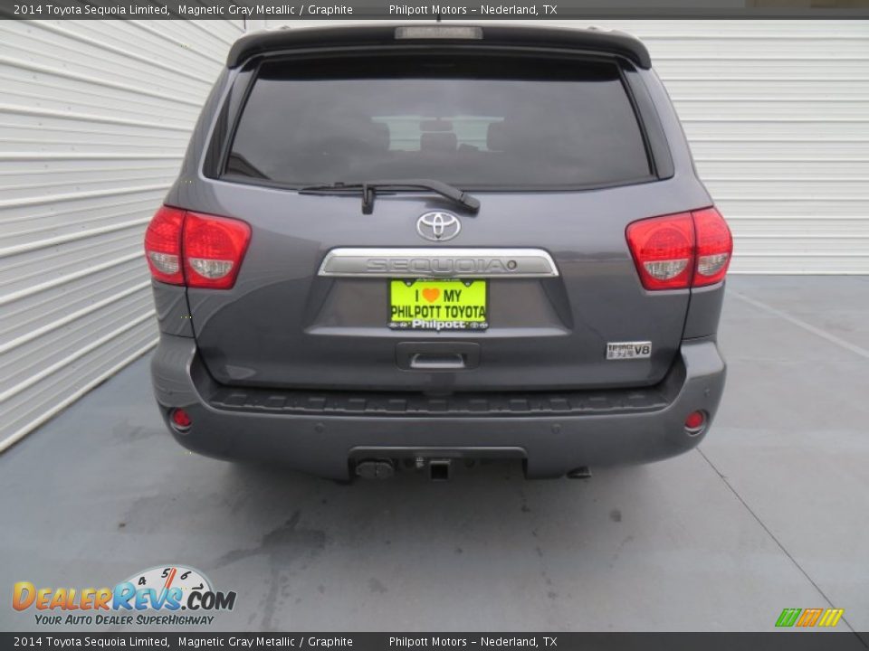 2014 Toyota Sequoia Limited Magnetic Gray Metallic / Graphite Photo #5