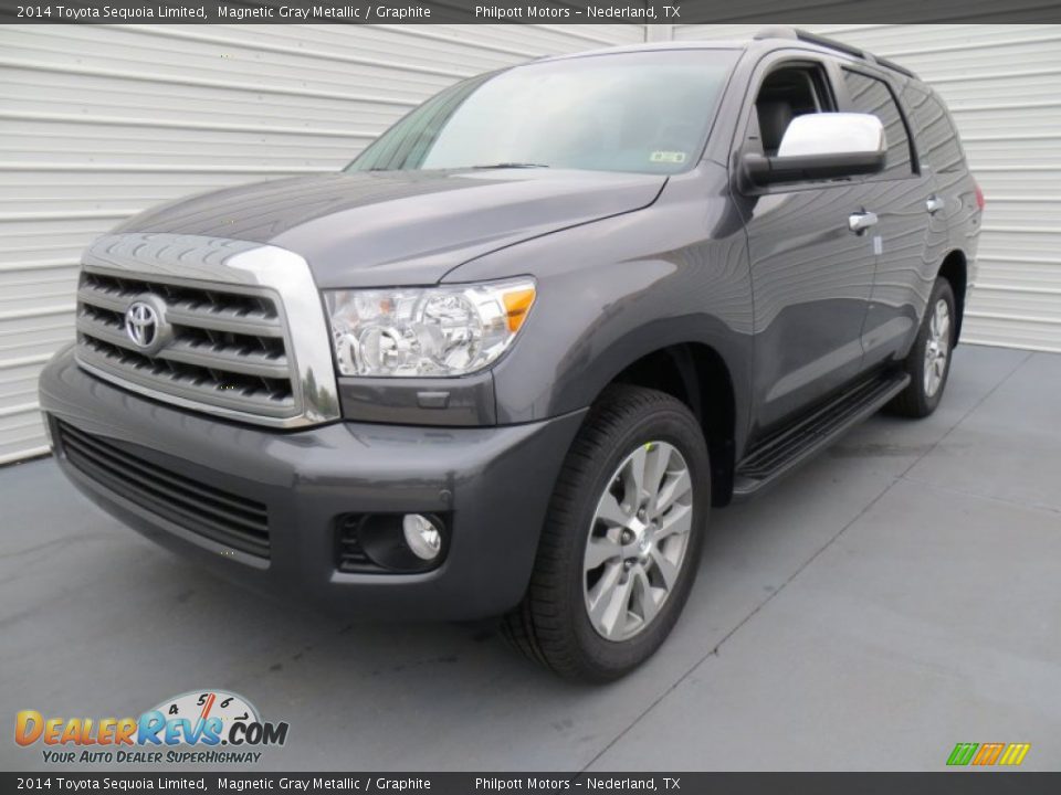 2014 Toyota Sequoia Limited Magnetic Gray Metallic / Graphite Photo #7