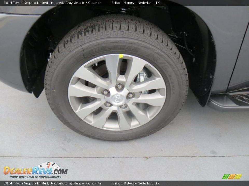2014 Toyota Sequoia Limited Magnetic Gray Metallic / Graphite Photo #12