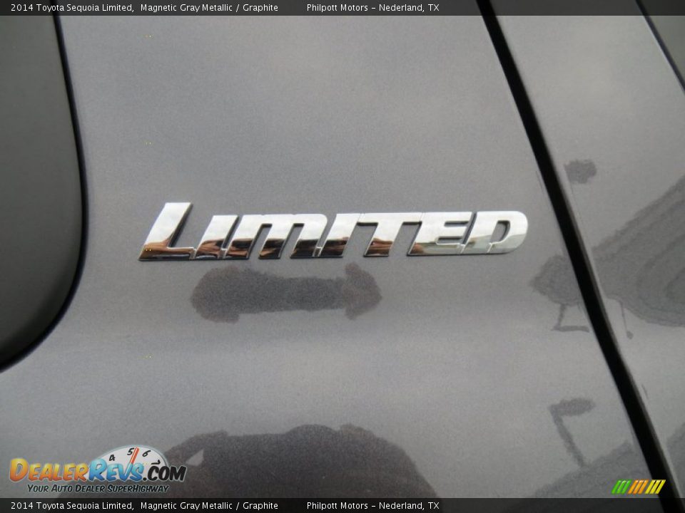 2014 Toyota Sequoia Limited Magnetic Gray Metallic / Graphite Photo #14