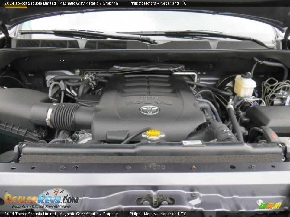 2014 Toyota Sequoia Limited Magnetic Gray Metallic / Graphite Photo #17