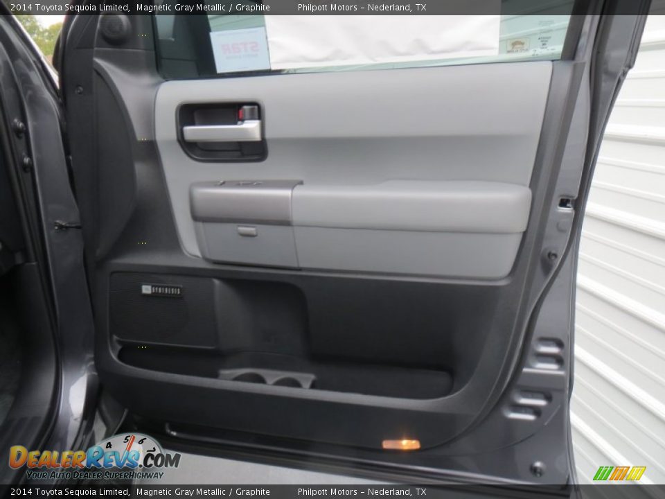 2014 Toyota Sequoia Limited Magnetic Gray Metallic / Graphite Photo #18