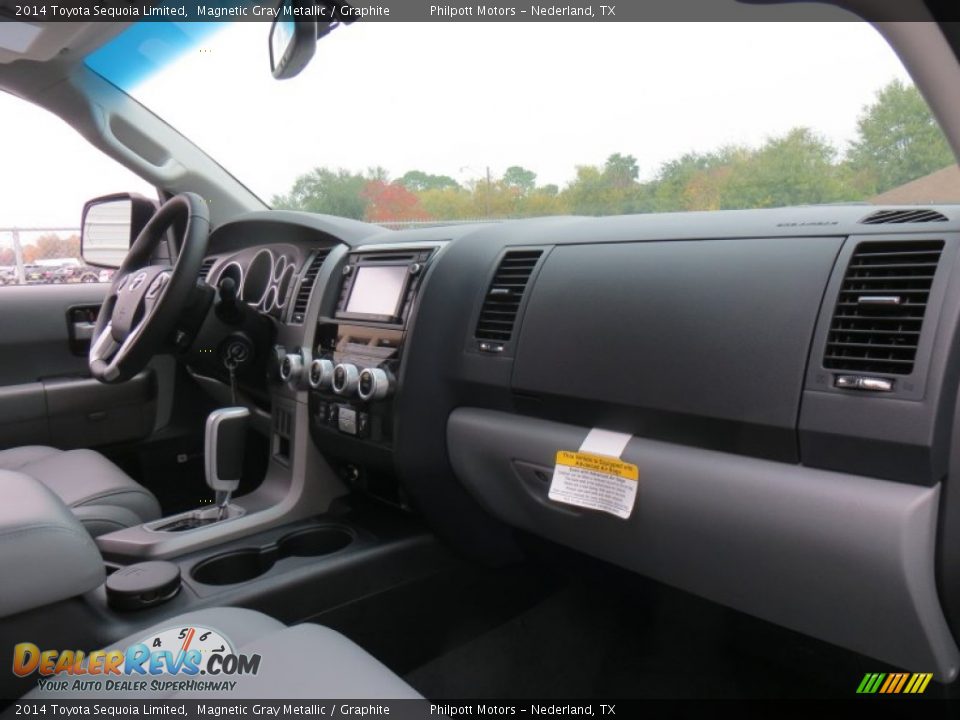 2014 Toyota Sequoia Limited Magnetic Gray Metallic / Graphite Photo #19