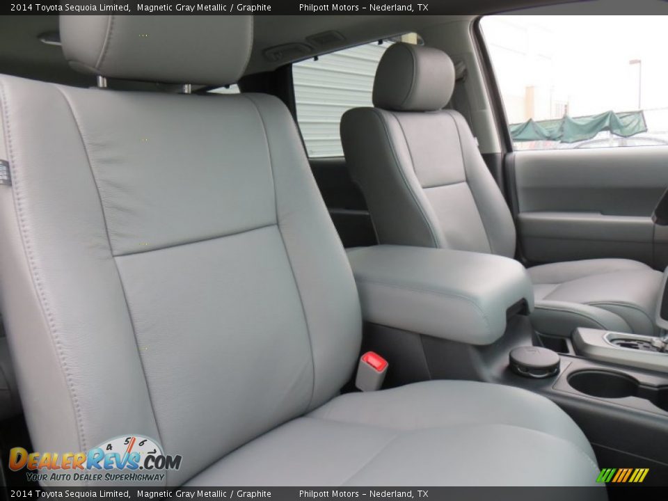 2014 Toyota Sequoia Limited Magnetic Gray Metallic / Graphite Photo #20