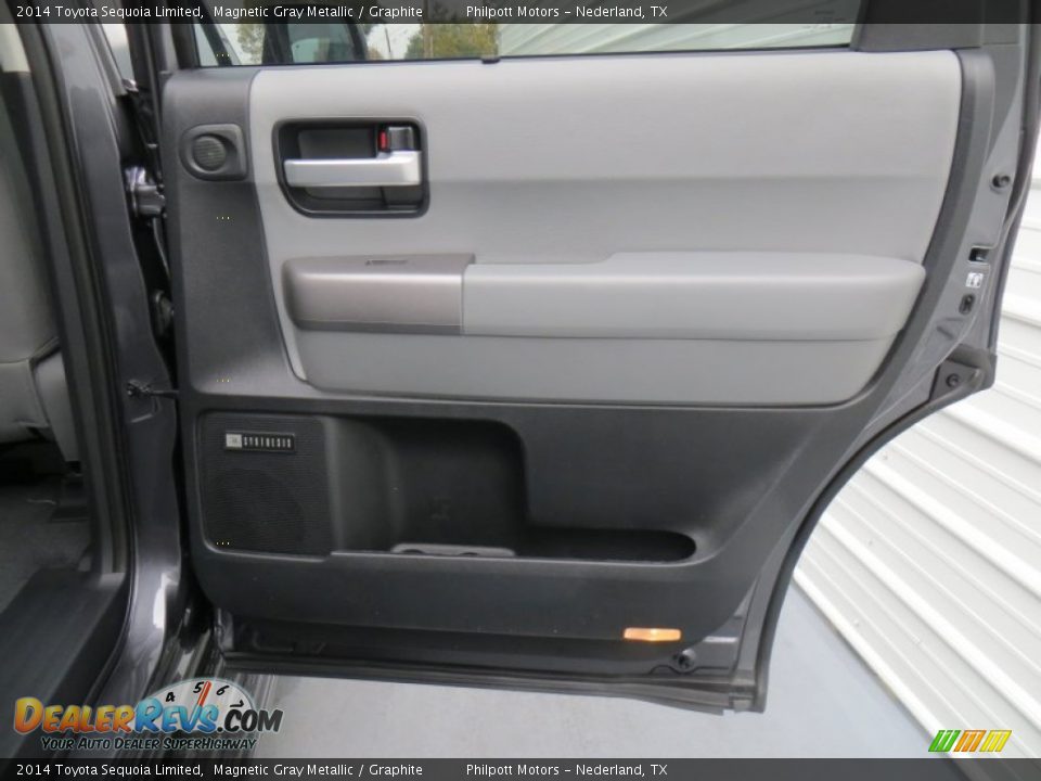 2014 Toyota Sequoia Limited Magnetic Gray Metallic / Graphite Photo #21