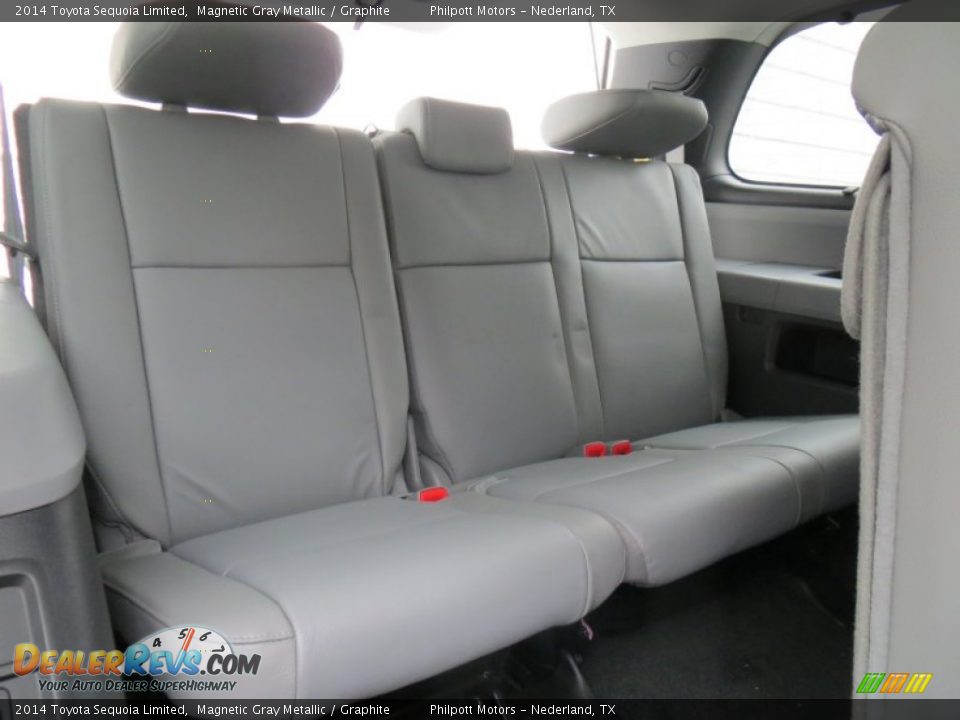 2014 Toyota Sequoia Limited Magnetic Gray Metallic / Graphite Photo #23