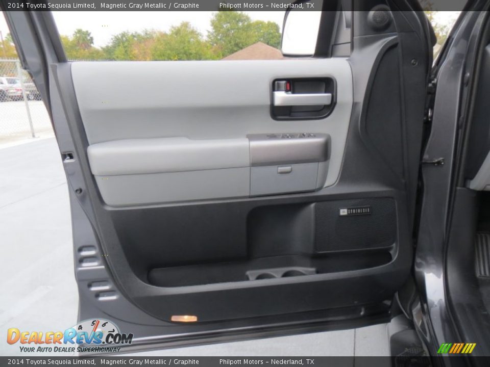 2014 Toyota Sequoia Limited Magnetic Gray Metallic / Graphite Photo #29