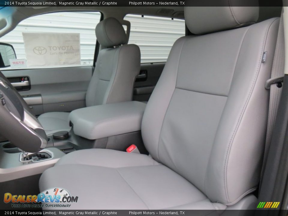 2014 Toyota Sequoia Limited Magnetic Gray Metallic / Graphite Photo #32