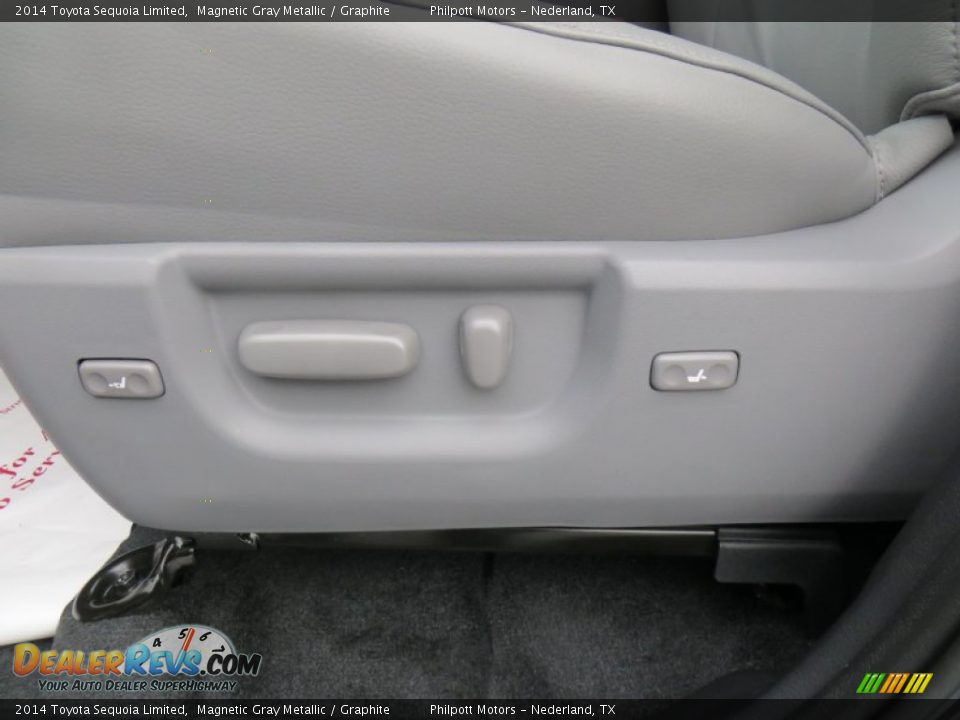 2014 Toyota Sequoia Limited Magnetic Gray Metallic / Graphite Photo #33
