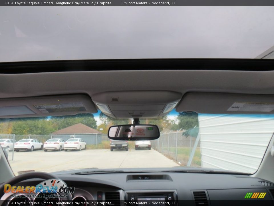 2014 Toyota Sequoia Limited Magnetic Gray Metallic / Graphite Photo #34