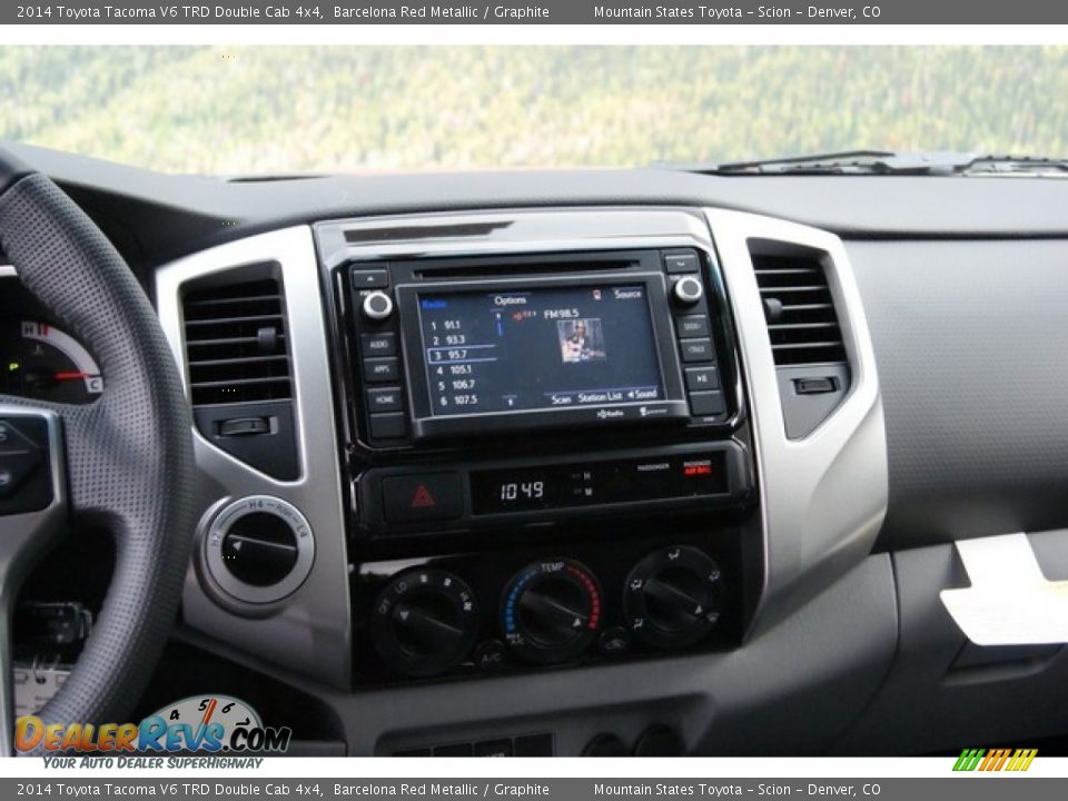 2014 Toyota Tacoma V6 TRD Double Cab 4x4 Barcelona Red Metallic / Graphite Photo #6