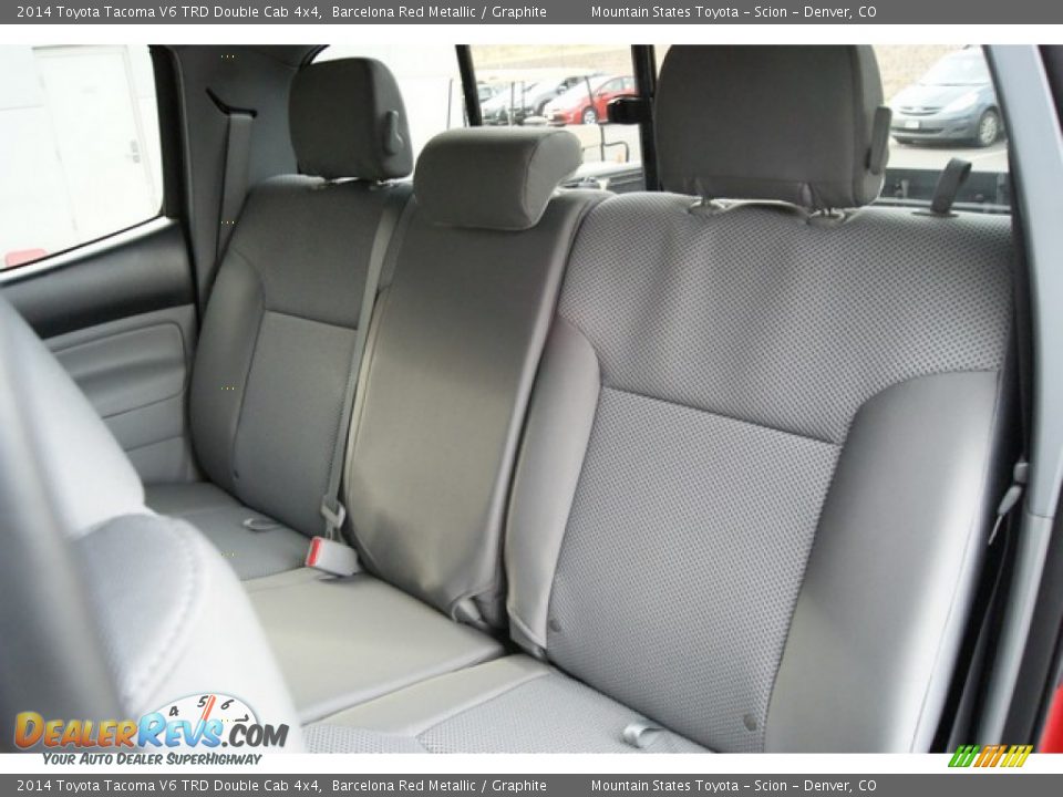 2014 Toyota Tacoma V6 TRD Double Cab 4x4 Barcelona Red Metallic / Graphite Photo #7