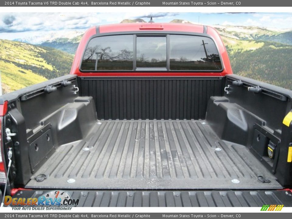2014 Toyota Tacoma V6 TRD Double Cab 4x4 Barcelona Red Metallic / Graphite Photo #8