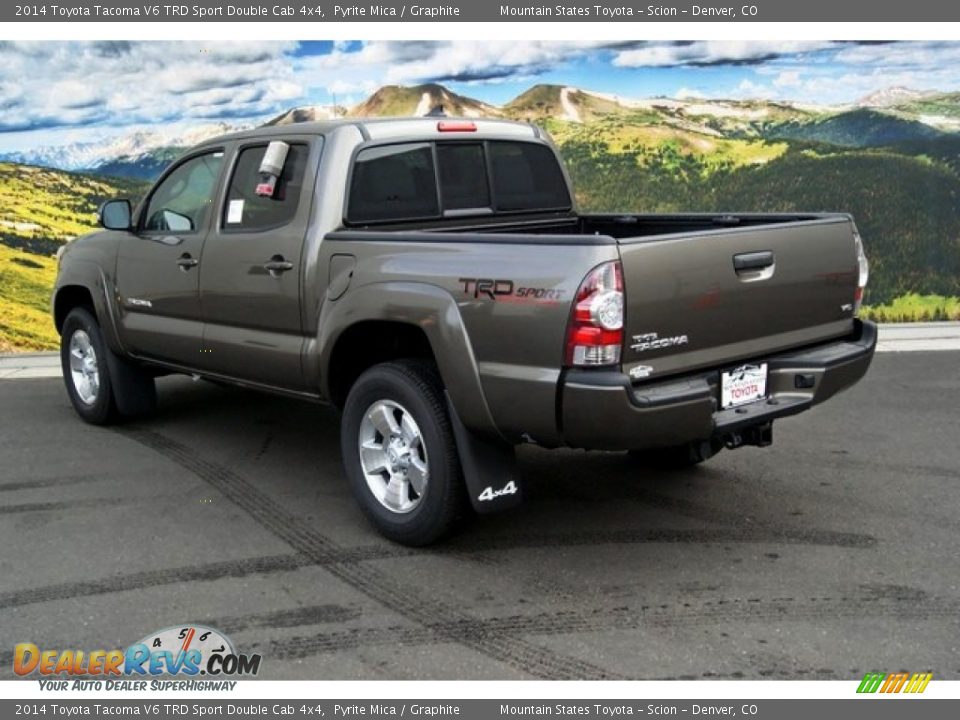 2014 Toyota Tacoma V6 TRD Sport Double Cab 4x4 Pyrite Mica / Graphite Photo #3