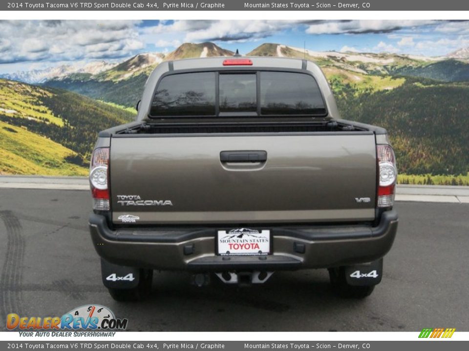 2014 Toyota Tacoma V6 TRD Sport Double Cab 4x4 Pyrite Mica / Graphite Photo #4