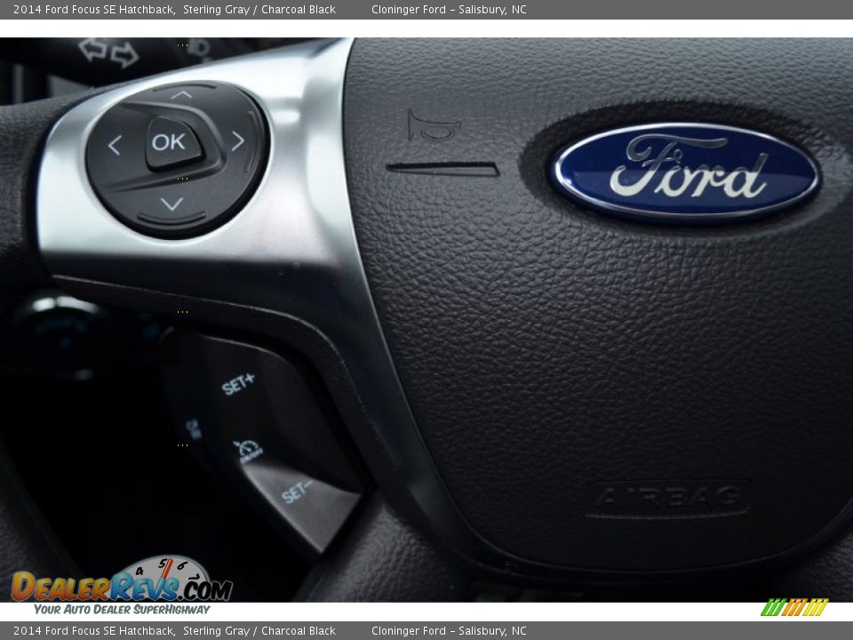 2014 Ford Focus SE Hatchback Sterling Gray / Charcoal Black Photo #20