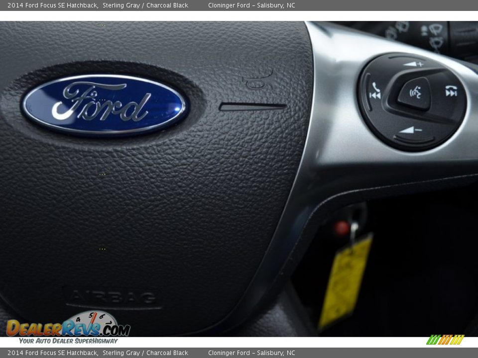 2014 Ford Focus SE Hatchback Sterling Gray / Charcoal Black Photo #21