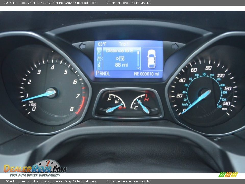 2014 Ford Focus SE Hatchback Sterling Gray / Charcoal Black Photo #22
