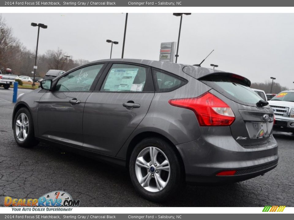 2014 Ford Focus SE Hatchback Sterling Gray / Charcoal Black Photo #26