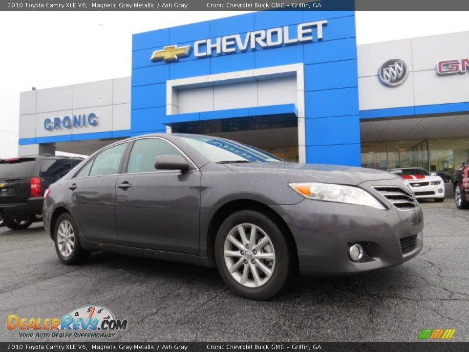 2010 Toyota Camry XLE V6 Magnetic Gray Metallic / Ash Gray Photo #1