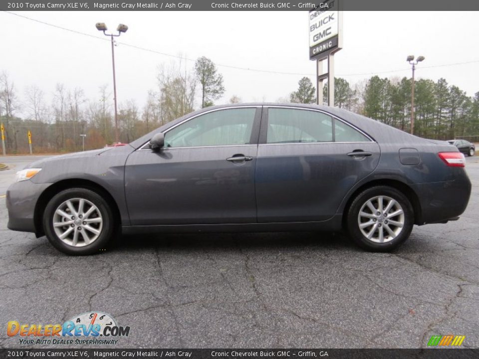 2010 Toyota Camry XLE V6 Magnetic Gray Metallic / Ash Gray Photo #4
