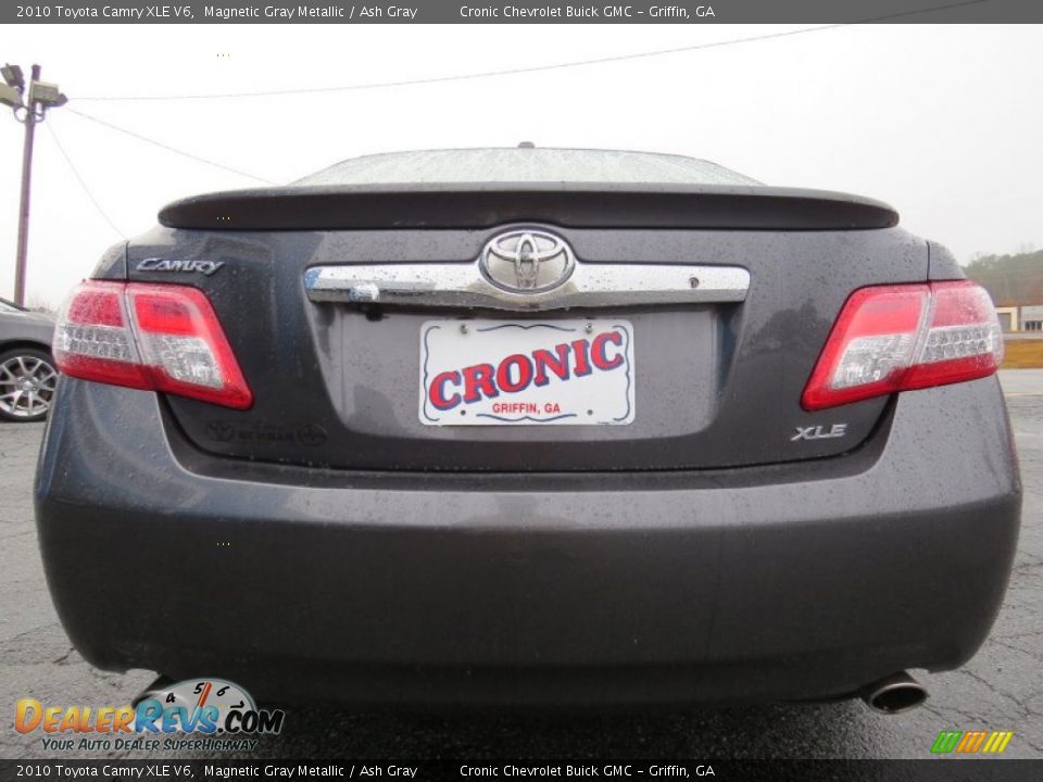 2010 Toyota Camry XLE V6 Magnetic Gray Metallic / Ash Gray Photo #6