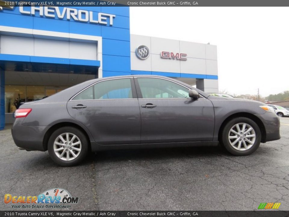 2010 Toyota Camry XLE V6 Magnetic Gray Metallic / Ash Gray Photo #8