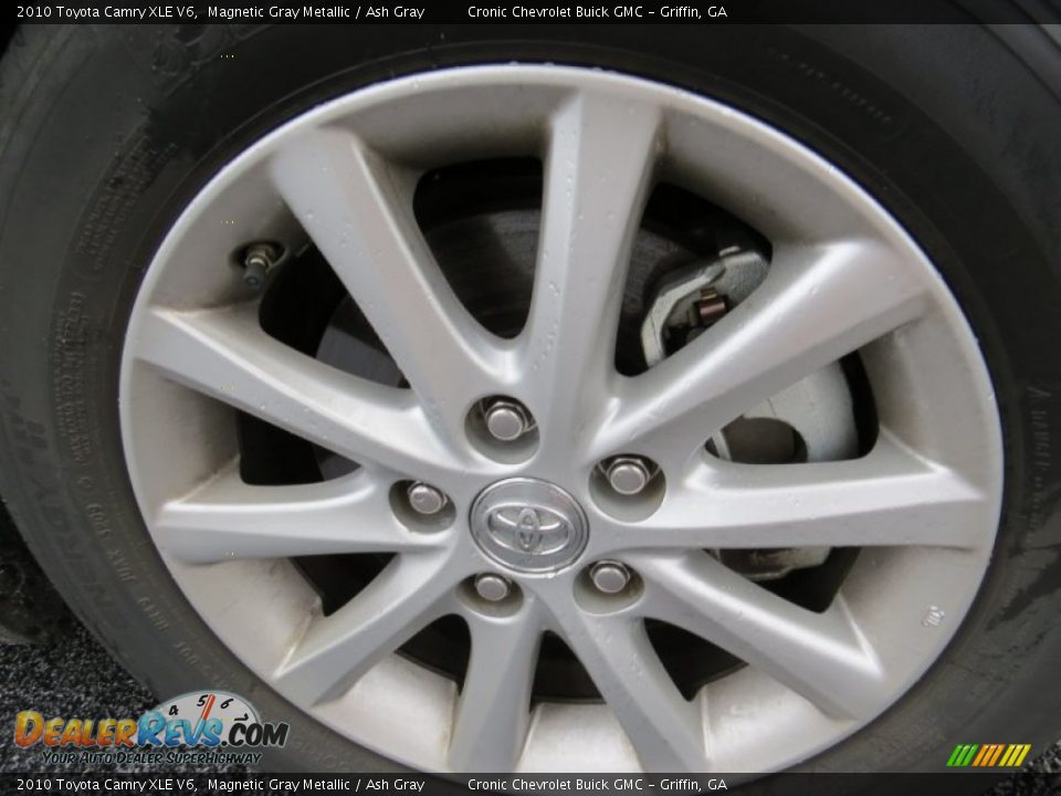 2010 Toyota Camry XLE V6 Magnetic Gray Metallic / Ash Gray Photo #9