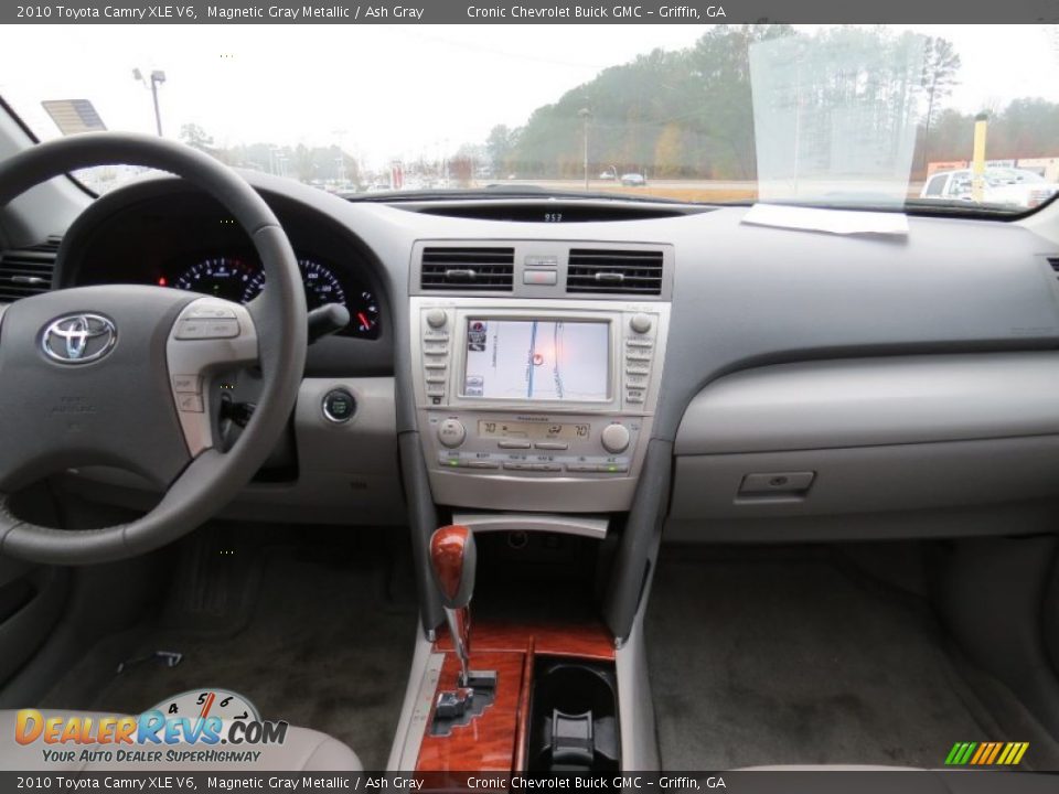 2010 Toyota Camry XLE V6 Magnetic Gray Metallic / Ash Gray Photo #17
