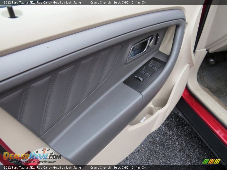 2012 Ford Taurus SEL Red Candy Metallic / Light Stone Photo #11