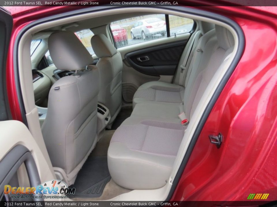 2012 Ford Taurus SEL Red Candy Metallic / Light Stone Photo #12