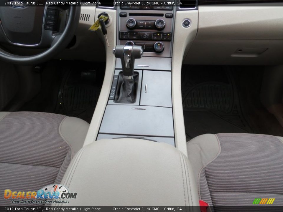 2012 Ford Taurus SEL Red Candy Metallic / Light Stone Photo #17