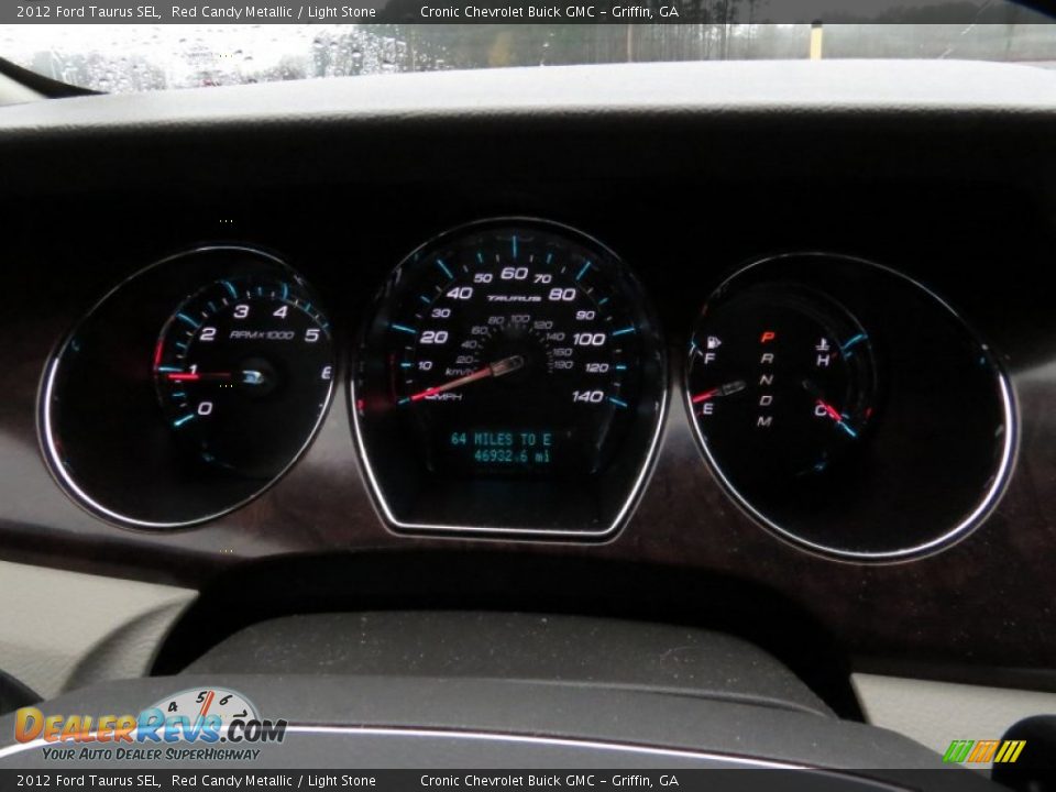 2012 Ford Taurus SEL Red Candy Metallic / Light Stone Photo #19